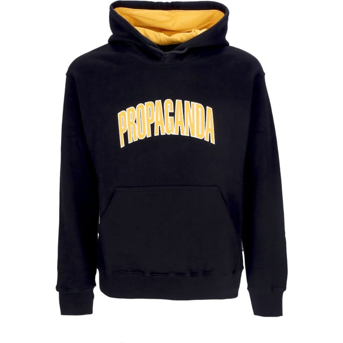 College-hoodie heren zwart