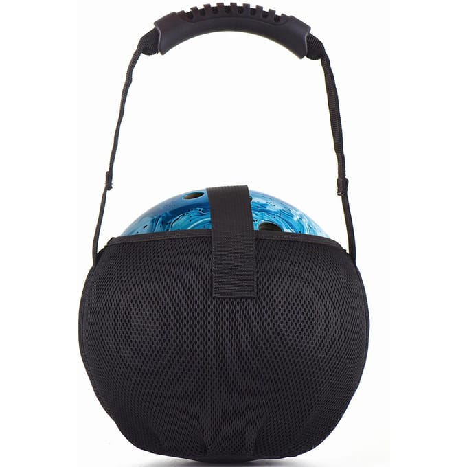 Draagbare Bowling Mesh Tas Enkele Bowlingtas met Versterkt Handvat zwart
