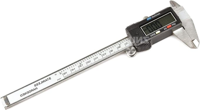 tooltime MS092 Toolzone 150mm (6") Electronic Digital Vernier Caliper, Black