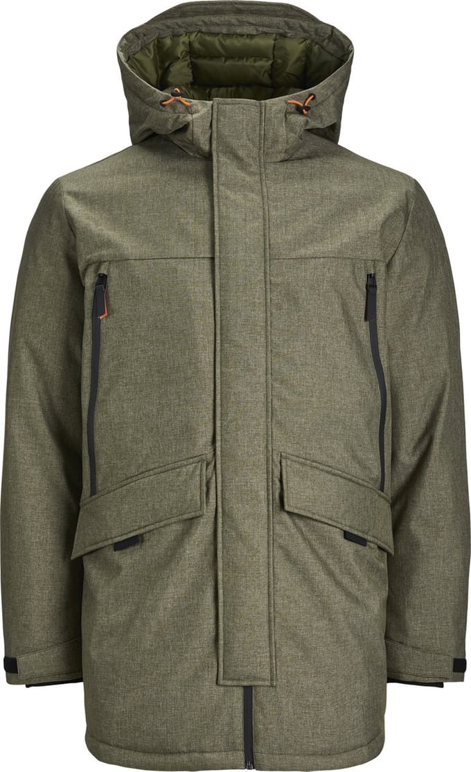 JACK&JONES JCOBLACK PARKA BF Heren Jas - Maat L