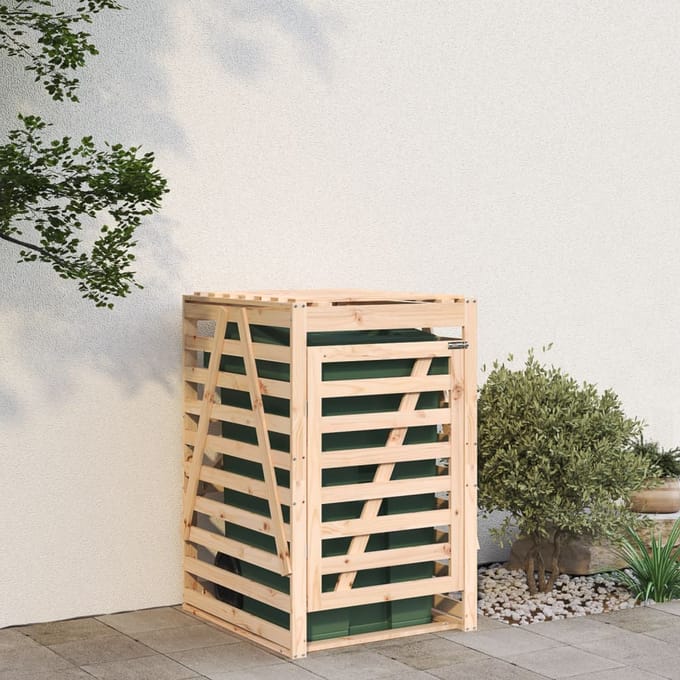 vidaXL - Containerberging - 84x90x128,5 - cm - massief - grenenhout