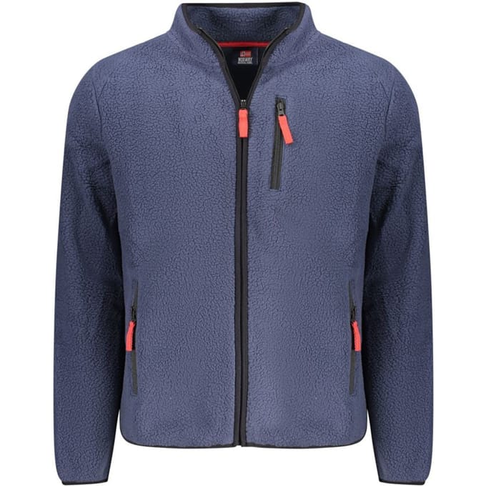 Noorwegen 1963 Blauw Polyester Heren Sweater