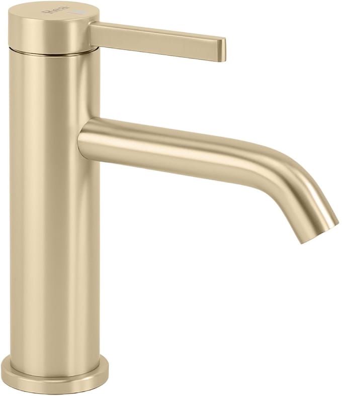 Rea - Rivo - Wastafelkraan - Geborsteld Goud Low - 10X5X16,5Cm