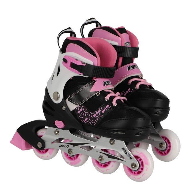 Alert Inline skates roze/zwart maat 30-33