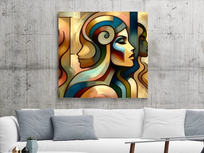 Kunstprint | Wanddecoratie | Dibond | 80 × 80 cm