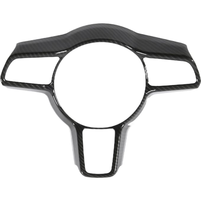 Stuurwiel Frame Cover Koolstofvezel Stijl Vervanging voor Cayenne 2015‑2020 with SC components