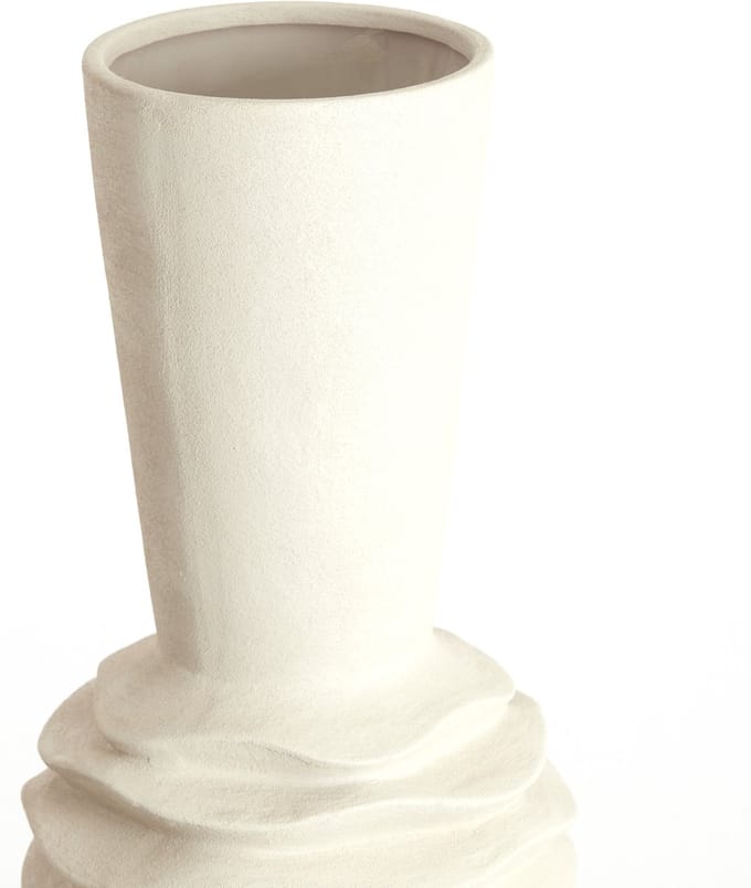 Light&living Vaas deco Ø24,5x73 cm OLIVORA keramiek crème