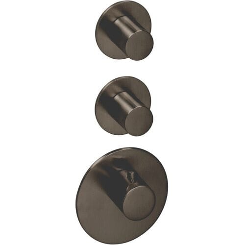 Herzbach DESIGN iX PVD LOGIC XL 2 colour set for universal thermostat module 21.522010.1.40