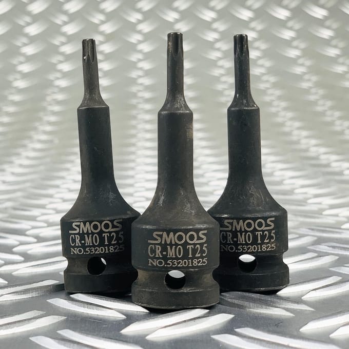 Smoos® Losse inwendige T40 torx krachtdop met 1/2 opname - 3 stuks