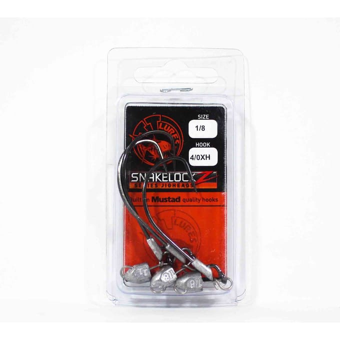 Tackle Tactics TT SnakelockZ jigkop 1/8 oz 4/0 XH 3/pak (6511)