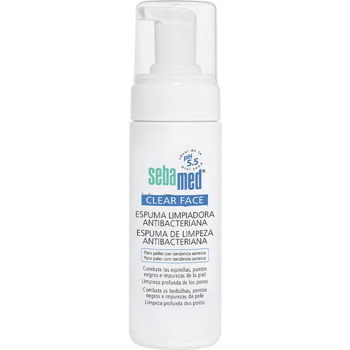 Reinigingsschuim Sebamed Clear Face Antibacterieel middel 150 ml
