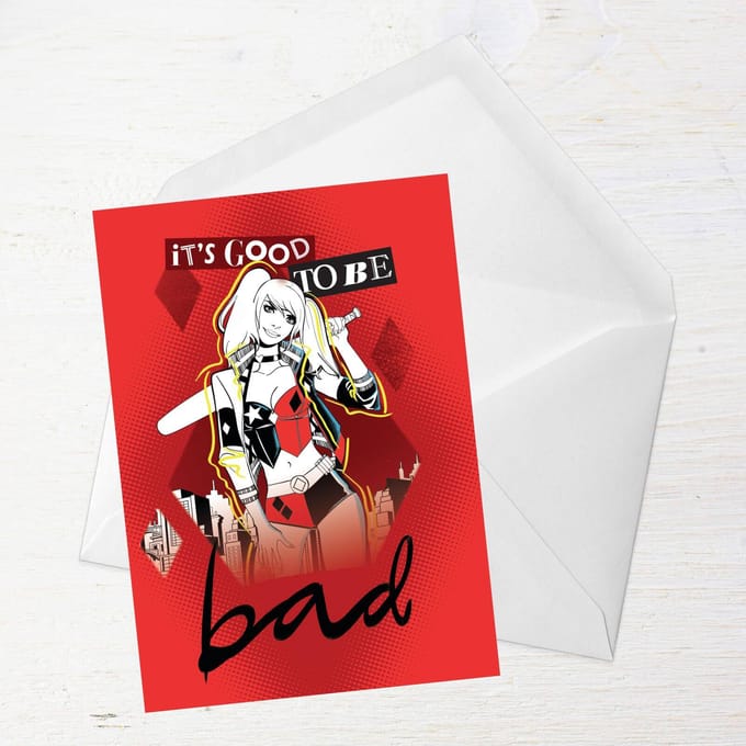 Harley Quinn Greetings Card - Giant Card