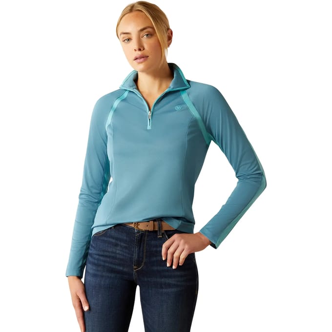 Baselayer 1/4 rits voor dames Ariat Sunstopper 3.0