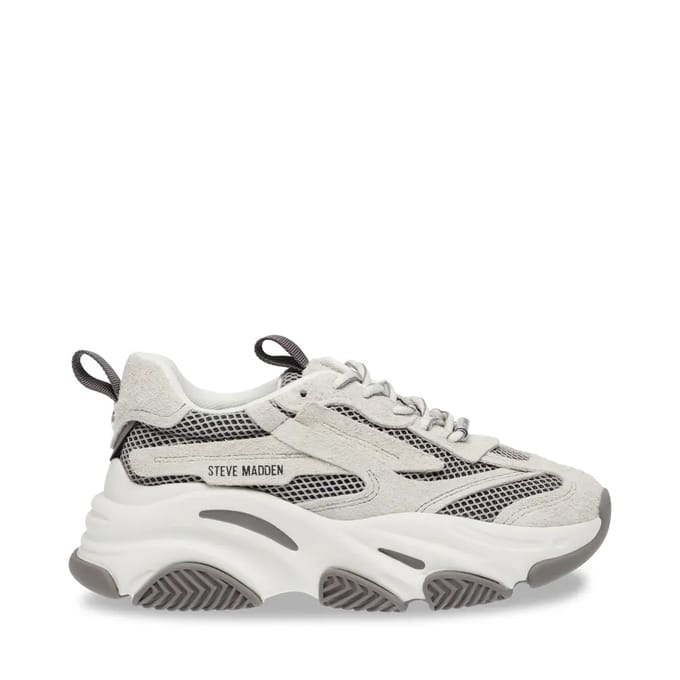 Steve Madden Possession Sneakers - Dames - Grijs - Maat 37