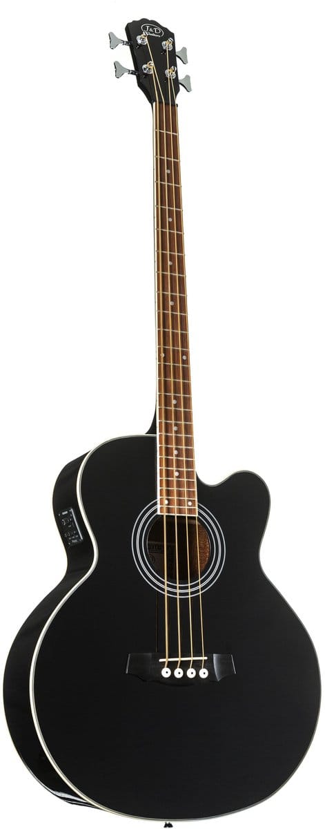 J & D ABG-1 zwart - Akoestische basgitaar