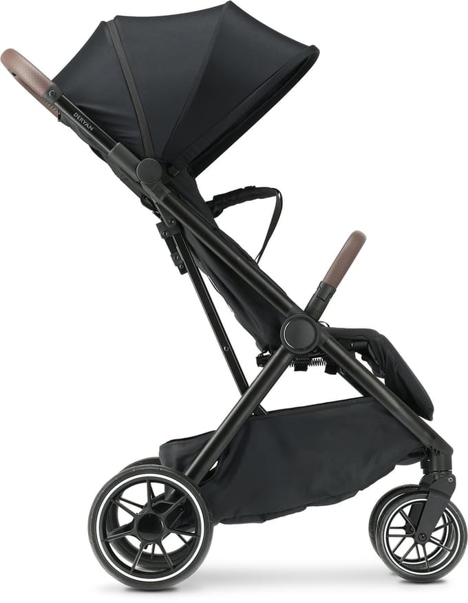 Deryan Rolo XL Buggy - Lichtgewicht Plooibuggy - Inklapbaar - Zwart