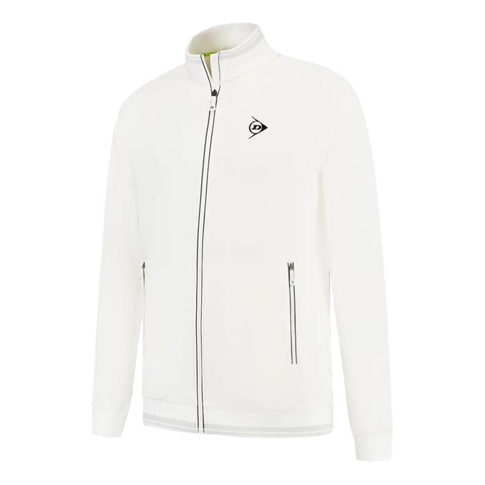 Dunlop Club Knitted Trainingsjack Heren-Wit