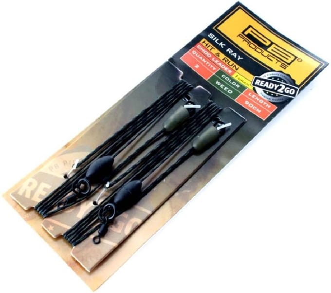PB Products - Ready2Go Hit & Run Chod Leader Weighted 1 gram 90 cm - 2 stuks - Weed