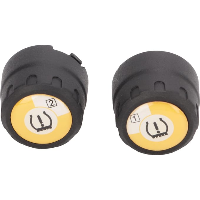 Système de surveillance de la pression des pneus avec capteur externe Bluetooth TPMS 2, pression et température en temps réel yellow