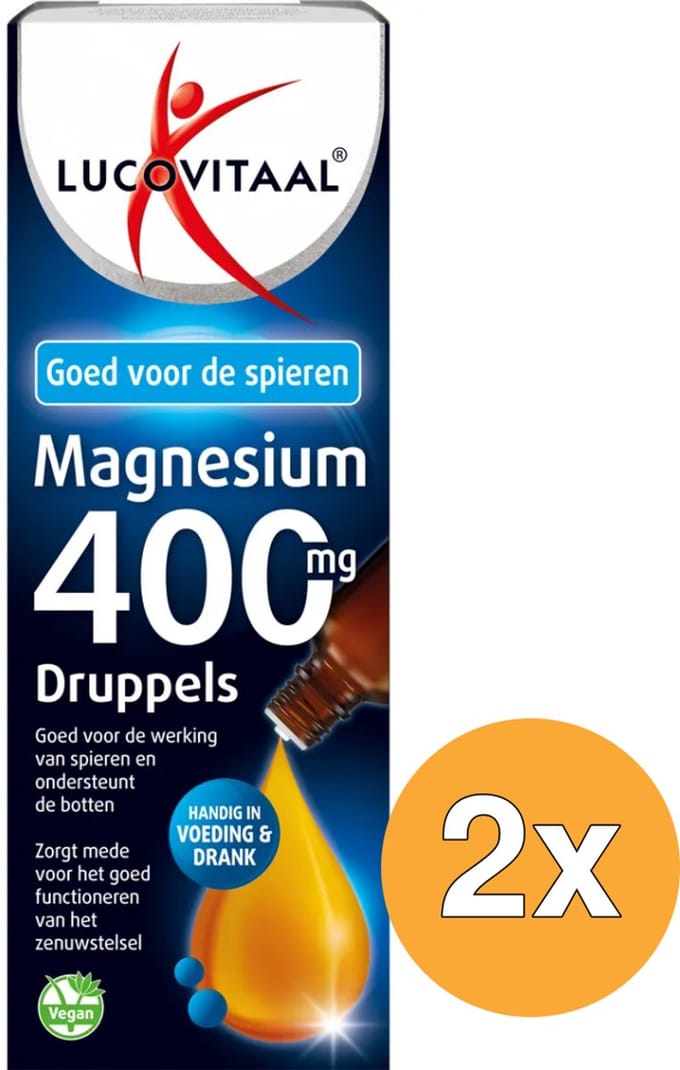 2x Lucovitaal Magnesium Druppels (28 doseringen)