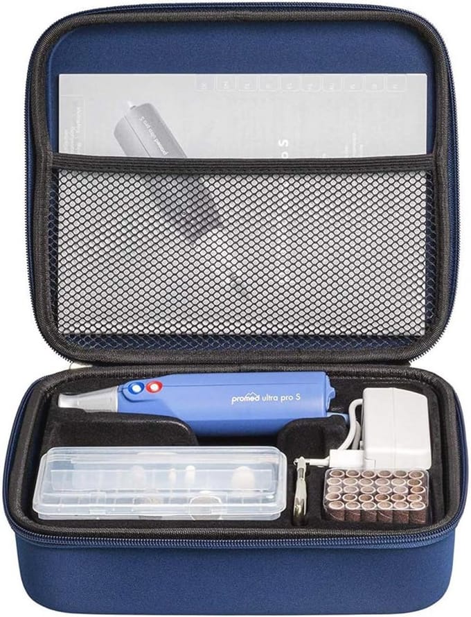 Elektrische Manicure Pedicure Set met 11 Opzetstukken en Opbergtas