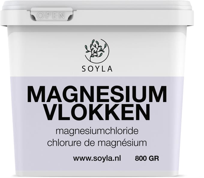 Magnesium vlokken - Magnesium Chloride - 800 gram - Herkomst Nederland
