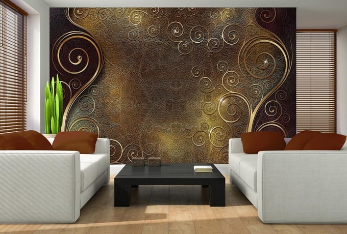 Abstract Pattern Swirls Photo Wallcovering