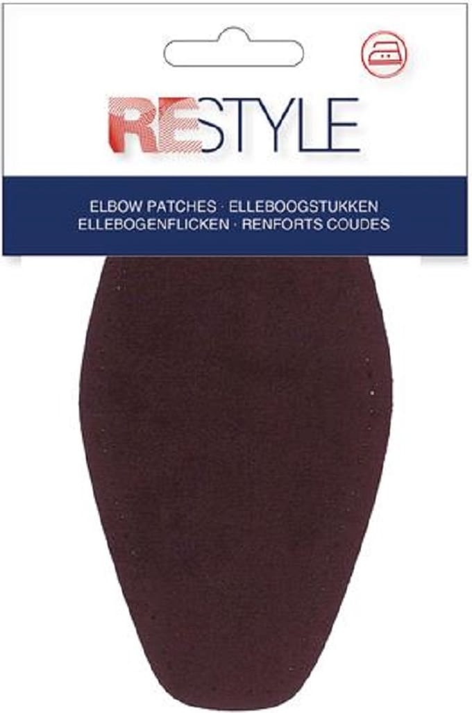 ReStyle Elleboogstukken 18,5 cm x 9,5 cm opstrijkbaar - Kleur 763 Bordeaux