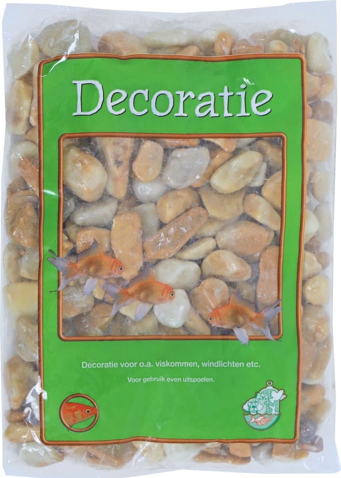 De Boon Grind Glanskiezel Giallo Sien.Zak 1KG