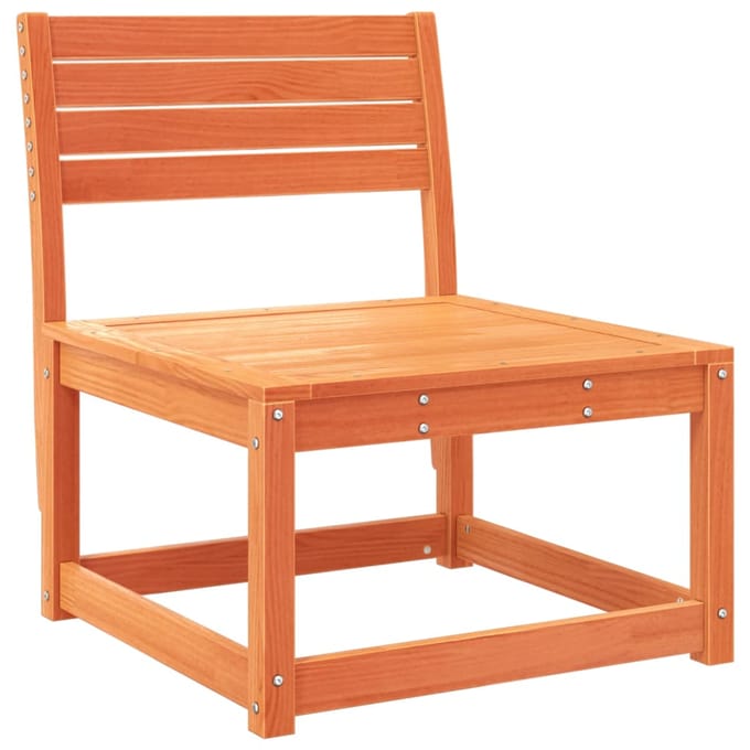 vidaXL - 5-delige - Loungeset - massief - grenenhout - wasbruin