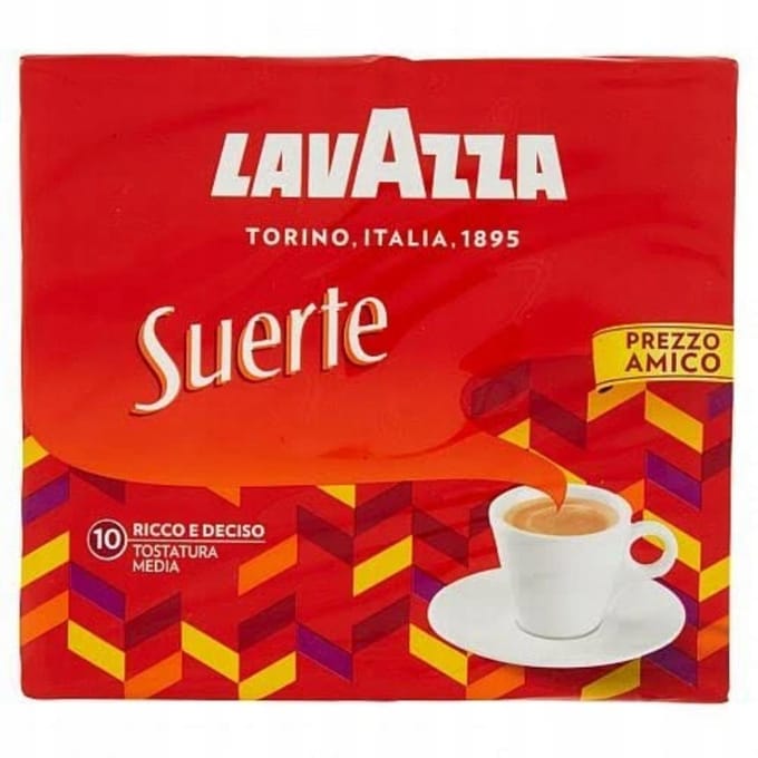 Café moulu suerte 2x250g - lavazza