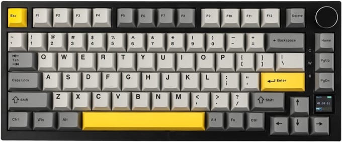 White-Label® Mechanical Keyboard - Mechanisch Toetsenbord Gaming - Grijs