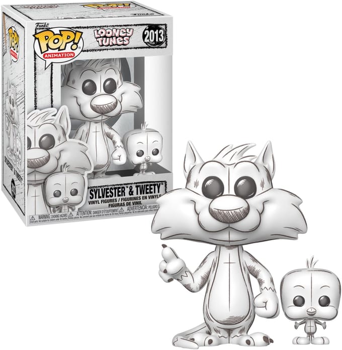 Funko Looney Tunes POP!&Buddy Animation Vinyl Figure Sylvester&Tweety 9 cm POP! Figuur