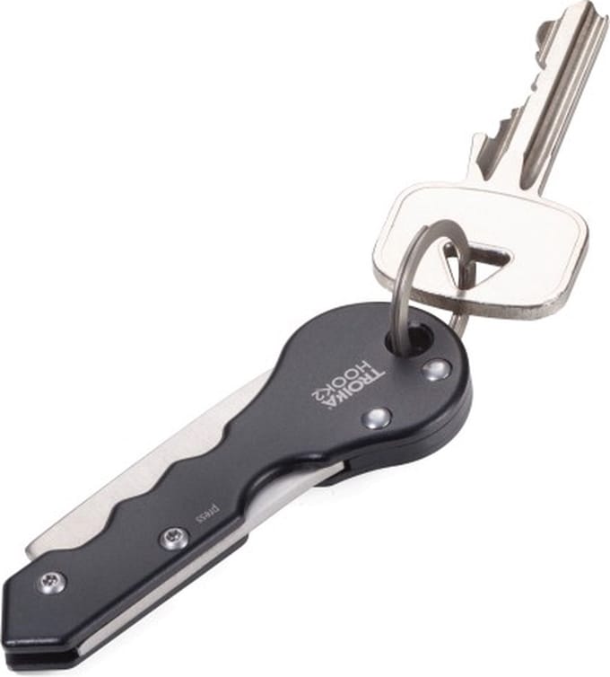 TROIKA KTL88-BK, Sleutelhanger, Zwart, Zilver, 20 g