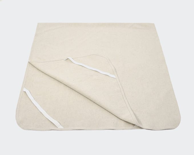 Wollen Matrasbeschermer 80x200 cm - 100% Scheerwol - Wasbaar