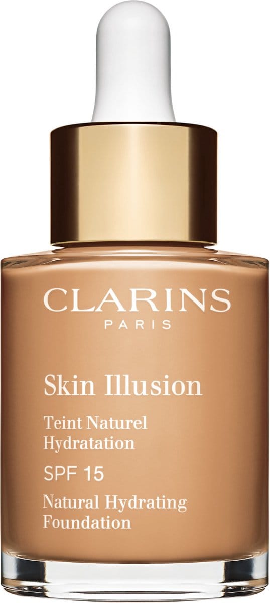 Clarins Skin Illusion Teint Naturel Hydratation - SPF 15 - Foundation - 111 Auburn - 30 ml
