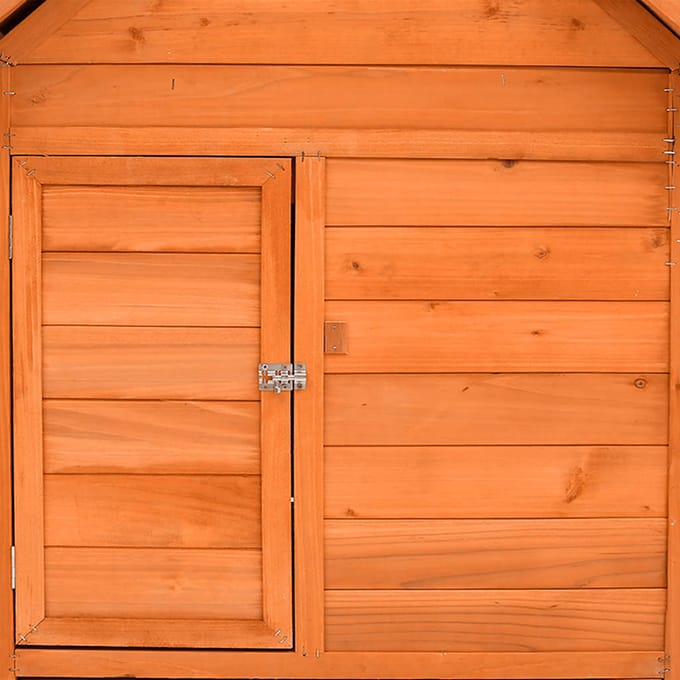 vidaXL - Kippenhok - 150x96x110 - cm - massief - vurenhout