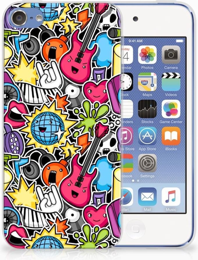 Apple iPod Touch 5 | 6 Silicone Back Cover Punk Rock