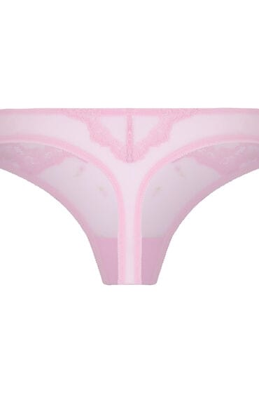 Hunkemöller Hoog Uitgesneden String Camellia Roze
