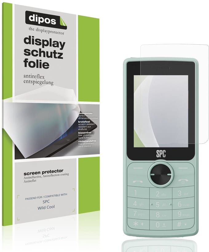 dipos – 4x Matte Beschermfolie geschikt voor SPC Wild Cool | Krasbestendige & antireflecterende Screenprotector Ultra-Thin