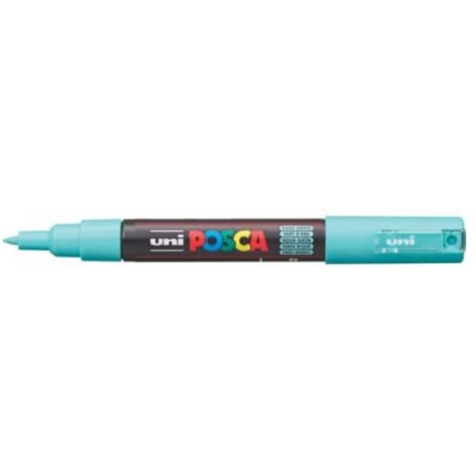Posca marker met conische punt schrijfdikte fijn zeegroen