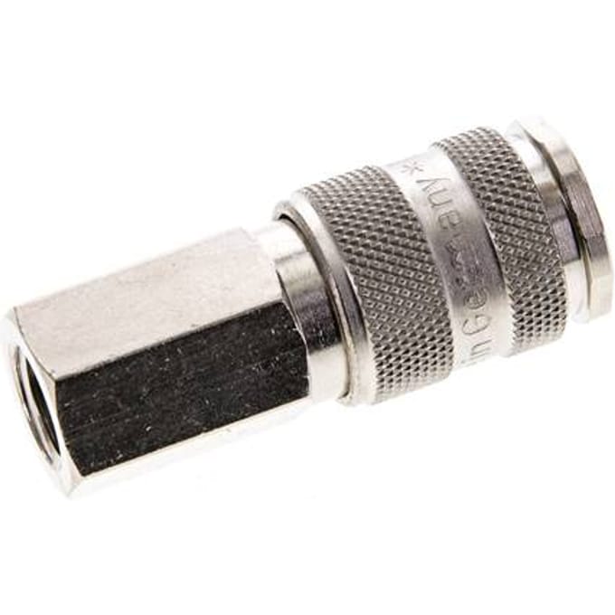 Vernikkeld Messing DN 5.5 (Orion) Luchtkoppeling Snelkoppeling G 1/4 inch Binnendraad - CLS5ARO-F-BN-BL-014