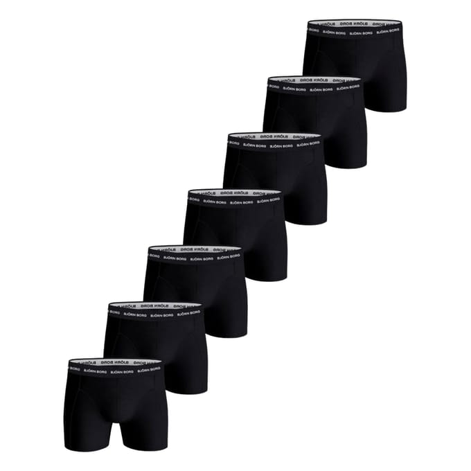 Björn Borg Cotton Stretch Boxershorts Heren (7-pack) - Maat S