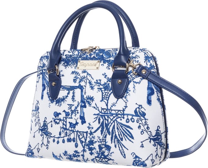 Handtas - Schoudertas - Chinoiserie - Blauw - Blue