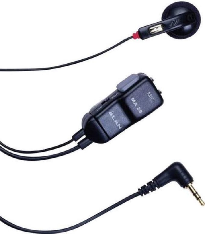 Midland MA28-G5 Monauraal In-ear Zwart