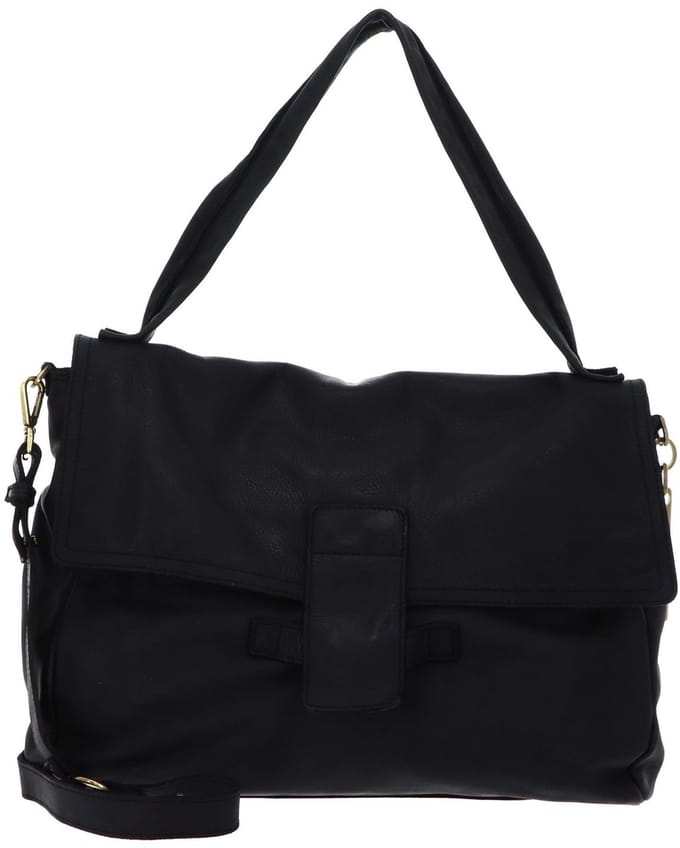 CATERINA LUCCHI Leren schoudertas Maria Shoulder Bag Nero zwart