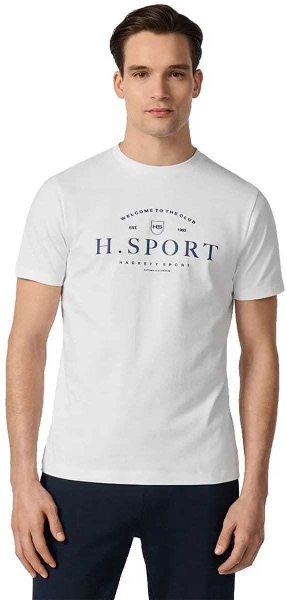 Hackett Hm5000123 T-shirt Met Korte Mouwen Wit S Man