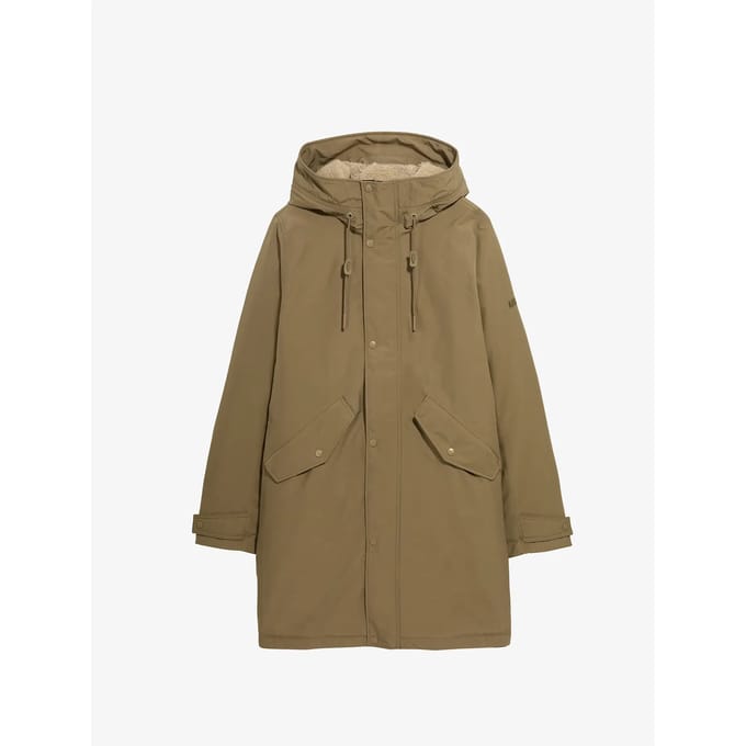 Fishtail parka met voering van sherpa en capuchon Aigle Gore-Tex