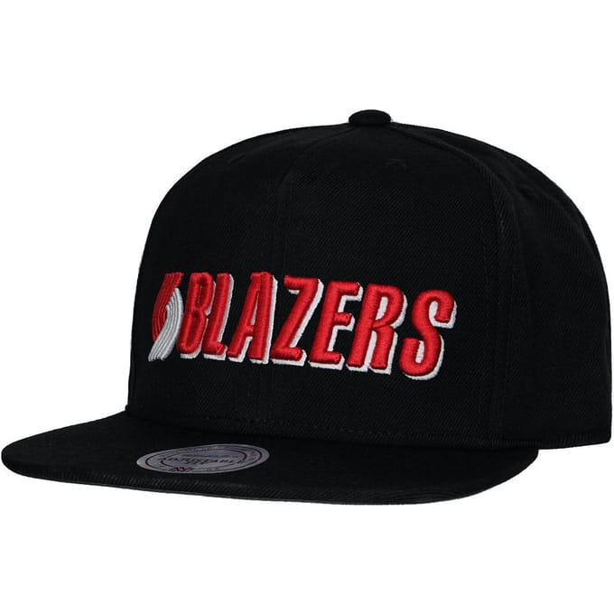 Mitchell & Ness Portland Trail Blazer Heren Zwarte Pet