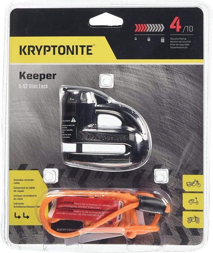 Stevige Schijfremslot met Kabel voor Optimale Fietsbeveiliging
